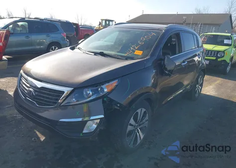 2013 Kia Sportage Ex from USA, damaged, VIN KNDPCCA21D7452737